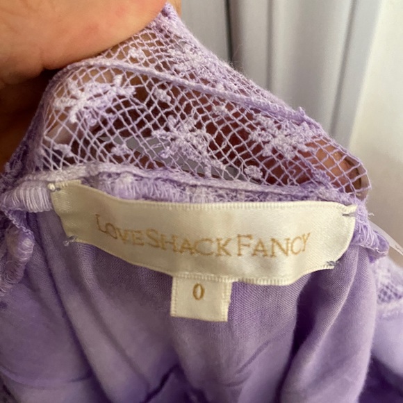 Ryan lavender dress love shack fancy size 0 - Picture 4 of 7